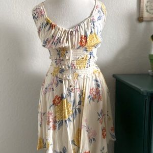 Fit and flare floral dress